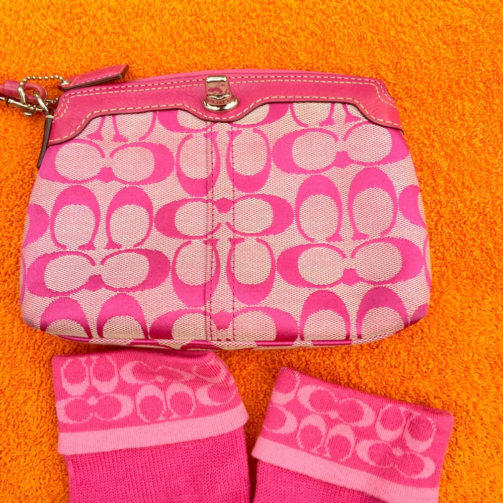 Coach wristlet purse.